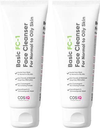 Cos-IQ FC-1 Face Cleanser for Oily Skin, Oil Control & Anti Acne Face Wash