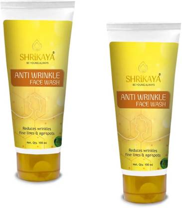 Shrikaya Anti Wrinkle  100ML For Reduce Wrinkles Fine Lines Face Wash
