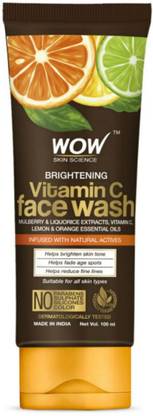 WOW SKIN SCIENCE Brightening Vitamin C  - No Parabens, Sulphate, Silicones & Color W3 Face Wash