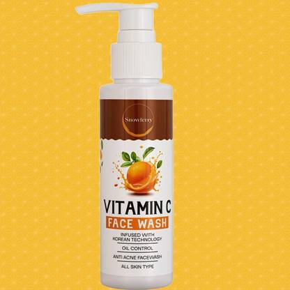 Snow ferry Deep Cleansing Vitamin C  for Acne Prone and Oily Skin Brightens and Controls Excess Oil Face Wash