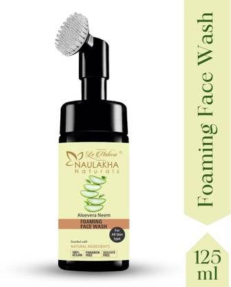 LE NATURA Naulakha Naturals Aloe vera and Neem Foaming  with Built-In Brush Face Wash