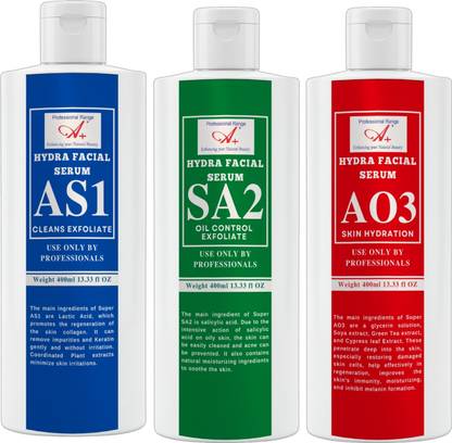 A+ Hydra Facial Serums (SA1, SA2 & AO3) Face Wash