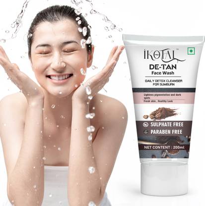 IKOTAL De Tan  For Acne & Brighter Skin| Restores Natural Glow | Men Women Face Wash