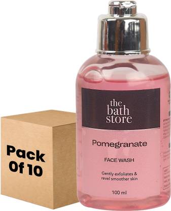 The Bath Store Pomegranate  - 100ml (Pack of 10) Face Wash