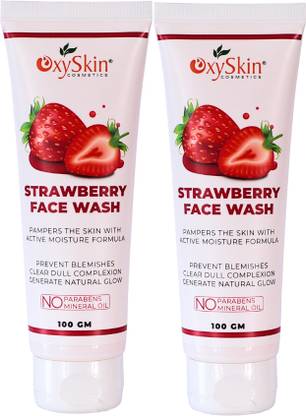 Oxyskin Cosmetics Strawberry Facewash Face Wash