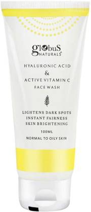Globus Naturals Anti-Ageing with Hyluronic Acid and Vitamin C Face Wash