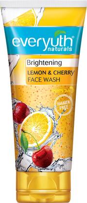 Everyuth Naturals Brightening Lemon and Cherry Face Wash  (150 g) at Rs. 64