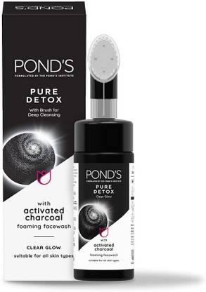POND's Pure Detox Brightening and Activated Charcoal Foaming  200 Grams Face Wash