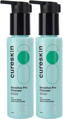 cureskin Sensitive Pro Cleanser with Apple Extracts for Sensitive Skin  Face Wash