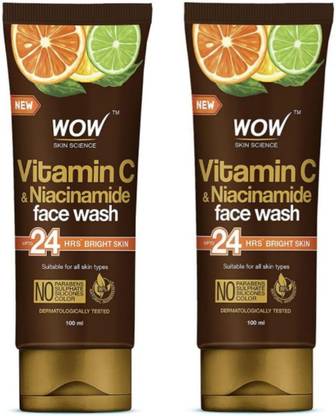 WOW SKIN SCIENCE Vitamin C & Niacinamide | For Brighter Glow | For All Skin Types  Face Wash