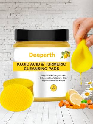 Deeparth Kojic Acid Turmeric Pads For Skin Repair Face Wash