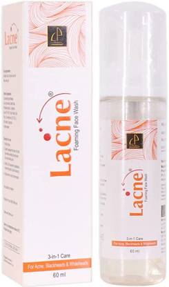 Lacne Foaming  For Acne, Blackheads & Whiteheads 3 in 1 Care Foaming face Wash Pack-1 Face Wash