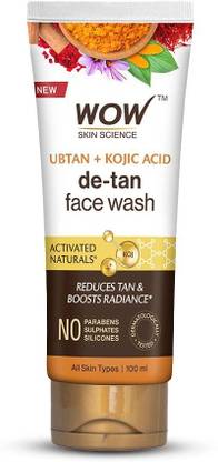 WOW SKIN SCIENCE Ubtan For Oily - Tan Removal and Brightening Face Wash  (100 ml)