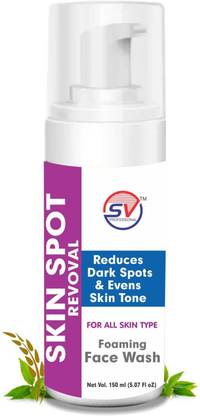 SV PROFESSIONAL Bye Bye Dark Spot Remover Foaming Reducing Dark Spot Facial Cleanser Face Wash