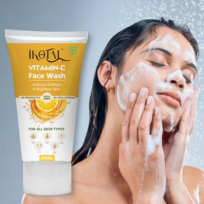 IKOTAL Vitamine C / Brightens Skin Tone for Men & Women, No Sun Damage Face Wash