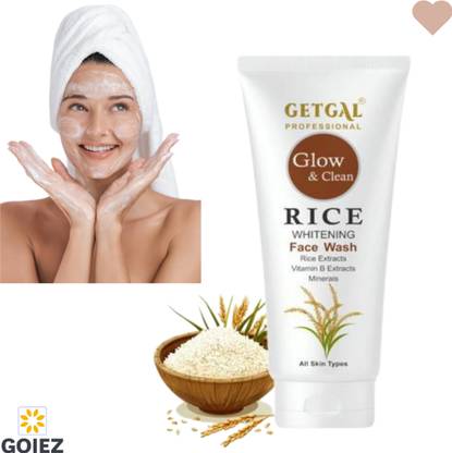 GOIEZ  Rice Water For Bright, Soft And Fresh Skin Feel (100ml) Face Wash
