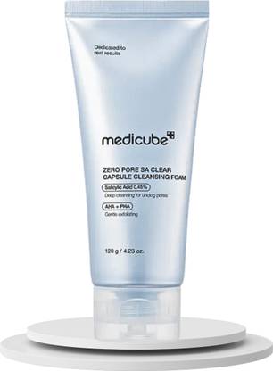 Medicube Zero Pore SA Capsule Cleansing Foam – Gentle Daily Exfoliant with Salicylic Acid Face Wash