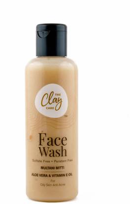 the clay care Multani Mitti with Aloe Vera and Vitamin E Oil Face Wash