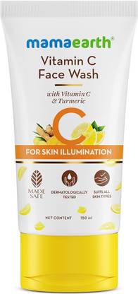 Mamaearth Vitamin C and Turmeric for Skin Illumination Face Wash