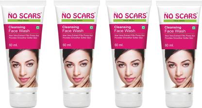 NO SCARS CLEANSING FACE WASH 60ML PACK OF 4  (240 ml) Face Wash