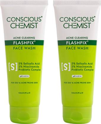 Conscious Chemist Daily  For Oily Acne Prone Skin - Pack of 2 Face Wash