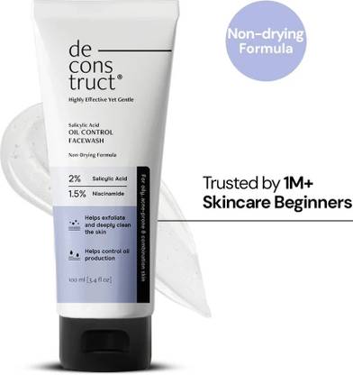 deconstruct Salicylic Acid + Niacinamide  for Oil Control & Acne-Prone Skin Face Wash