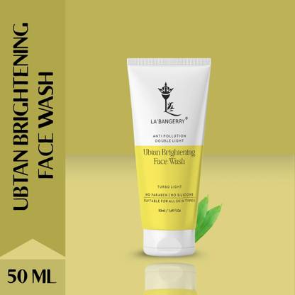 La'bangerry Ubtan Brightening  For Brighter Glow | De-Tan Radiance | Prevents Acne and Pimples | Anti Pollution Double Light Face Wash
