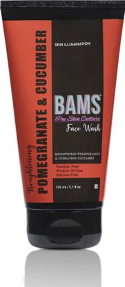 BAMS Pop Skin Culture Pomegranate & Cucumber Brightening  Face Wash