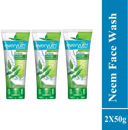 Everyuth Naturals Puriying Neem  (3X50g) Face Wash