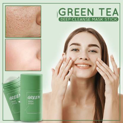 tanvi27 Cleansing Green Stick Green Tea Stick Mask Purifying Clay Stick Mask Oil Face Wash