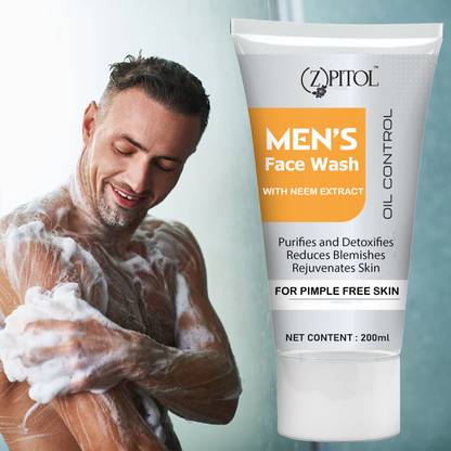 ZPITOL Oil Control  To For Men Removes Blackheads, Deep Pore Cleaning Face Wash