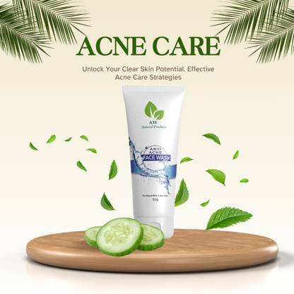 A3S NATURAL Anti Acne Face Wash