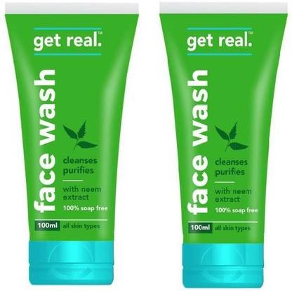 GET REAL NEEM FACE WASH PACK OF 2 Face Wash