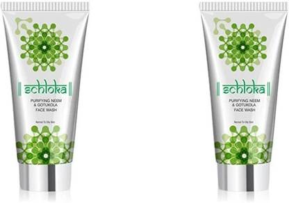 MODICARE SCHLOKA Purifying neem and Gotukola Newly Pack (Pack of 2) Face Wash