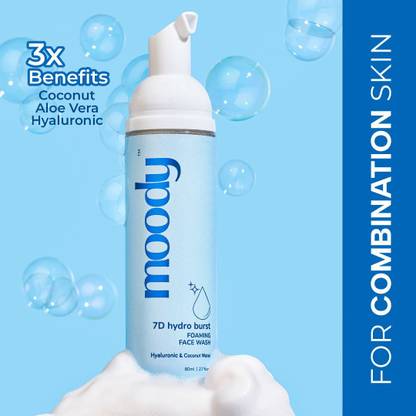 MOODY 7D Foaming , Coconut water Face Wash