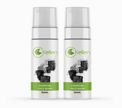 Kellen Skin Purifying & Deep Detox Activated Charcoal Face Wash