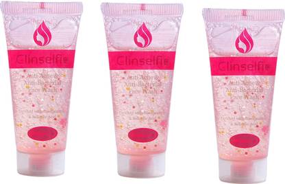 CLINSELFIE anti acne & anti becterial Fashwash 60 ml (pack of 3) Face Wash