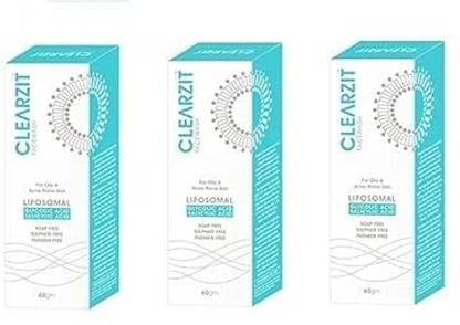 CLEARZIT FACE WASH for Oily & Acne Prone Skin Each-60g (Pack of 3) Face Wash