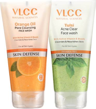 VLCC Tulsi Acne Clear with FREE Orange Cleansing  Face Wash