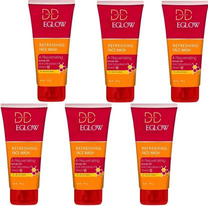 DOOMSDAY EGLOW FACEWASH ANTI DEHYDRATION FOR REFRSHING SKIN PACK OF-70g x 6 Face Wash