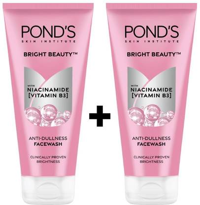 POND's Bright Beauty Combo, Pack of 2, Spotless Glow with Vitamin B3 Face Wash