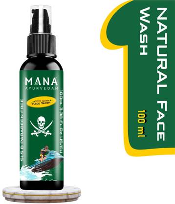 Mana Ayurvedam Natural  for Healthy Glow: Acne Fighting Solution Face Wash