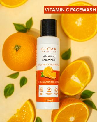 Cloak Skincare Vitamin C Facewash 100ml Face Wash
