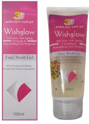 WISHGLOW Anti Acne||Anti Ageing|| face wash (PACK OF 1*100gm) Face Wash