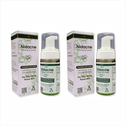 Admetus Pharma Nidacne Foaming Facewash For Acne-Prone Skin | Deep Cleansing for Oily Skin Face Wash