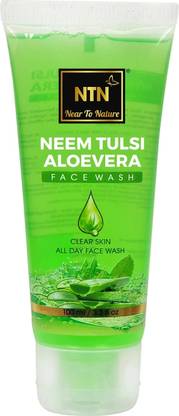 NTN Neem Tulsi Aloevera For Remove Pimple | Acne | Prevent Pigmetation ( All Day Use) (100 ml) Face Wash