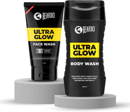 BEARDO UG  & Body Wash for Men | Moisturizes & Hydrates | Mulberry & Bearberry Face Wash