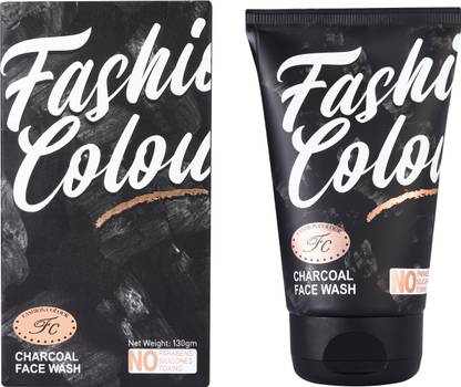 FASHION COLOUR Charcoal  With Activated Bamboo Charcoal For Anti Pollution and Impurities,  Face Wash