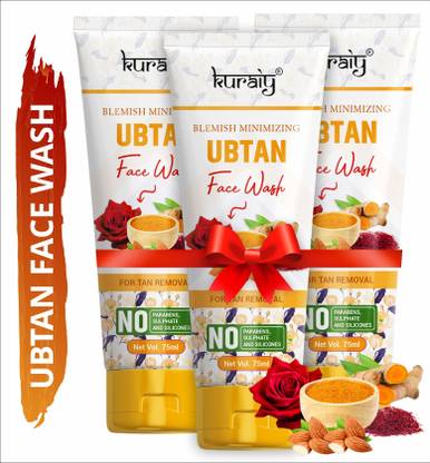 kuraiy  For Dry Skin Oily Skin Combination Moisturizing pack of 3 Face Wash