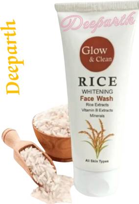 Deeparth Nourish Your Skin with Rice Water Beads - The Natural Hydrator,Naturals Radiance Rice, Enriched With Skin Brightening RFW036 Face Wash
